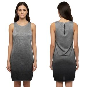 Forever 21 Sleeveless Dress Gray Bodycon Mini Knit Stretch Modern‎ Size Large